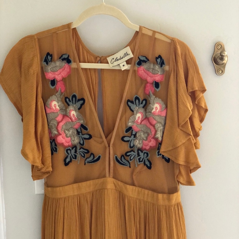 Cleobella Amery Maxi Dress - Mustard